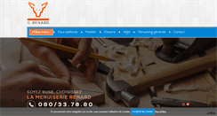 Desktop Screenshot of menuiserierenard.com